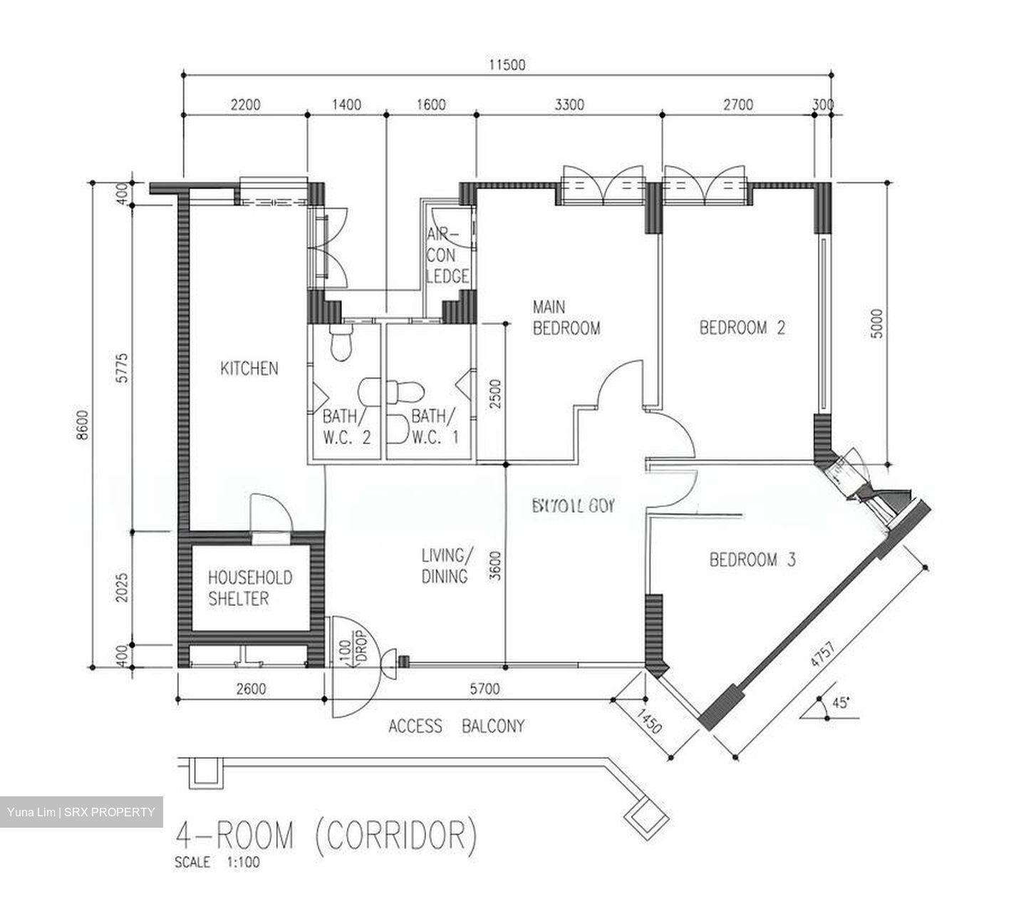 Blk 308C Anchorvale Road (Sengkang), HDB 4 Rooms #521307811